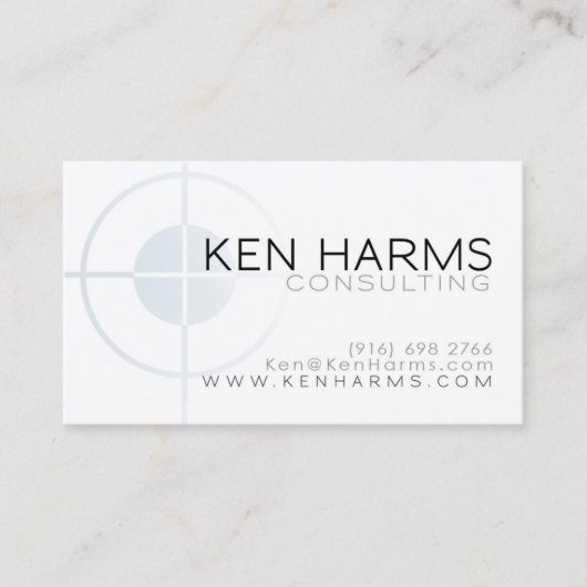 Op de Mark Card Visitekaartje (Voorkant)