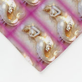op de mermaids lavender fleece deken (Hoek)