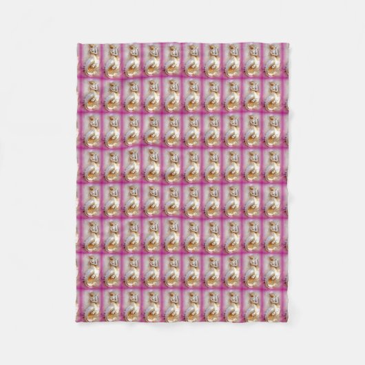 op de mermaids lavender fleece deken (Voorkant)
