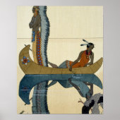 Op de Missouri, 1922 (pochoir print) Poster (Voorkant)