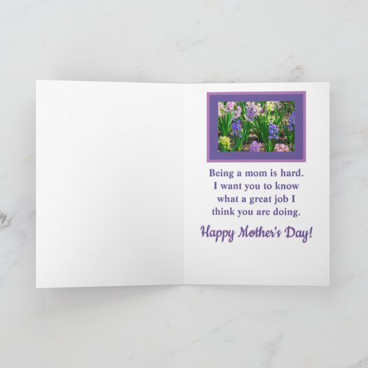 OP DE MOEDER VAN MIJN KINDEREN/HAPPY-MOEDERDAG KAART (Binnen)