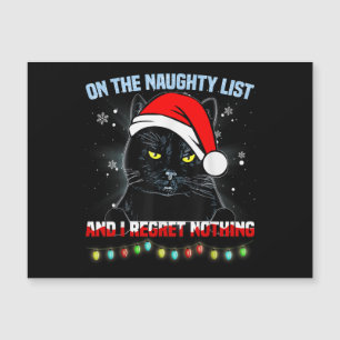 Op de Naughty List en ik betreur het dat er niets