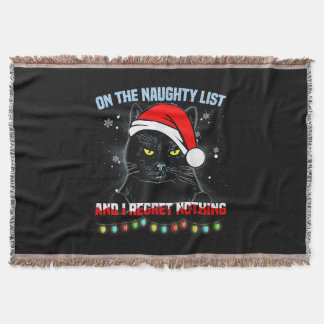 Op de Naughty List en ik betreur het dat er niets  Deken