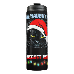 Op de Naughty List en ik betreur het dat er niets  Thermosbeker
