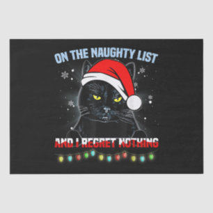 Op de Naughty List en ik betreur het dat er niets Tissuepapier