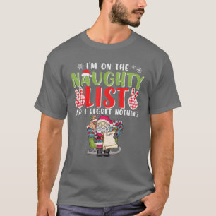 Op de Naughty List en ik betreur niets Deer Christ T-shirt