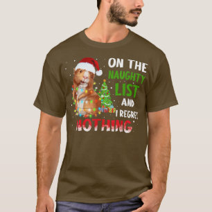 Op de Naughty List en ik betreur niets van Guinee  T-shirt