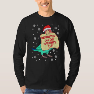 Op de Naughty List stond ik zeker voor blauwe lief T-shirt