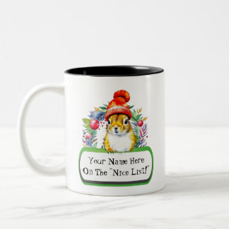  "Op de 'Nice List'" Eekhoorn Mok