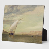 Op de Nijl (olie op canvas) Fotoplaat (Zijkant)