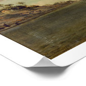 Op de Nijl (olie op canvas) Poster (Hoek)