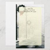 Op de Noord-Winterstraten met de makreel Briefpapier (Voorkant / Achterkant)