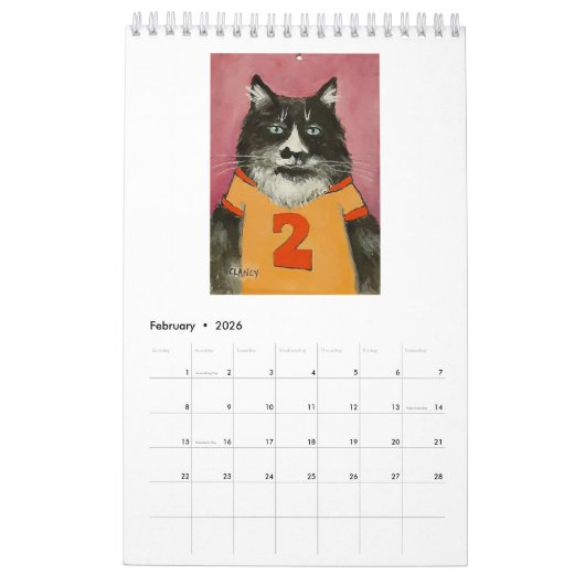 Op de nummerkalender kalender (Feb 2026)