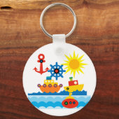 Op de oceaan sleutelhanger (Voorkant)