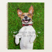 Op de Omslag Stond een Hond Planner (Voorkant)