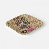 Op de ondeugende lijst Christmas party paper borde Papieren Bordje (Gebogen)