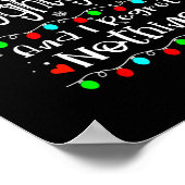 Op de ondeugende lijst en ik betreur niets grappig poster (Hoek)