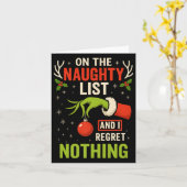 Op de ondeugende lijst en ik heb geen spijt van pr kaart (Gele Bloem)