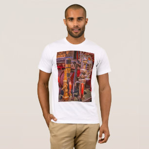 Op de oude vuurtruck t-shirt