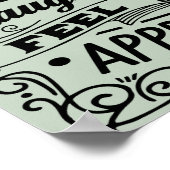 Op de patio poster (Hoek)