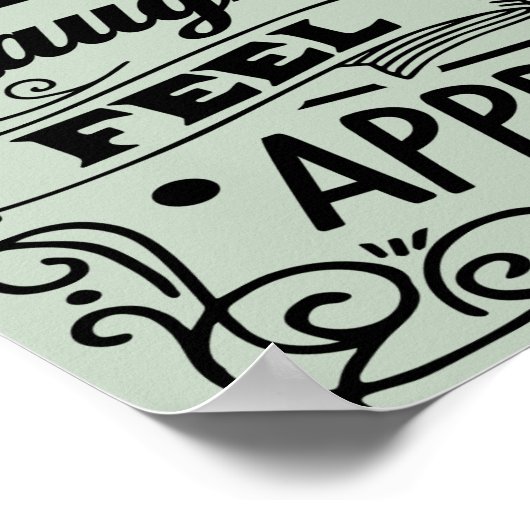 Op de patio poster (Hoek)