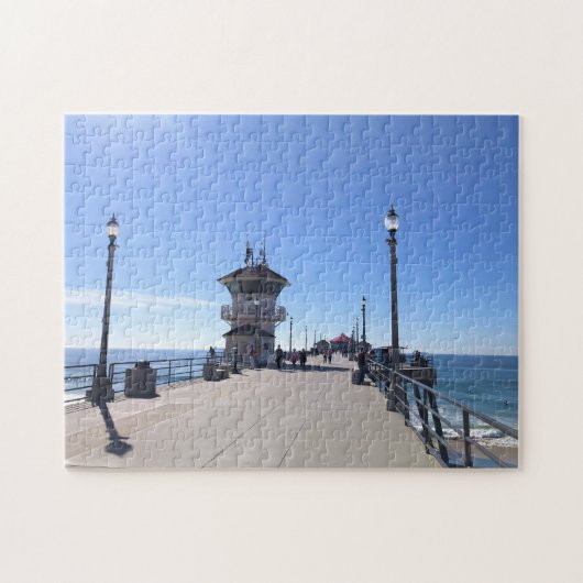 Op de pier, Huntington Beach, Californië Legpuzzel (Horizontaal)