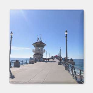 Op de pier, Huntington Beach, Californië Magneet