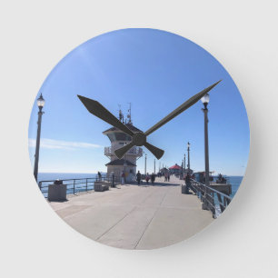 Op de pier, Huntington Beach, Californië Ronde Klok