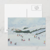 Op de piste 1995 briefkaart (Voorkant / Achterkant)