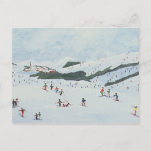 Op de piste 1995 briefkaart
