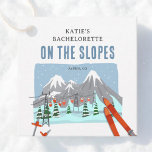 Op de pistes sneeuw ski bachelorette weekend bedankjes labels<br><div class="desc">Op de pistes sneeuw ski bachelorette weekend party | Skiën Bachelorette Weekend Route</div>