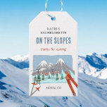 Op de pistes sneeuw ski bachelorette weekend cadeaulabel<br><div class="desc">Op de pistes sneeuw ski bachelorette weekend party | Skiën Bachelorette Weekend Route</div>