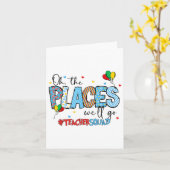 Op de plaatsen waar we zullen gaan lezen dag lezen kaart (Gele Bloem)