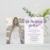 Op de plek waar ze afstuderen foto gaat maken kaart (Staand voorkant)