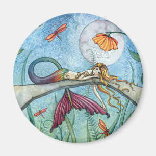 Op de Pond Mermaid Art Magneet