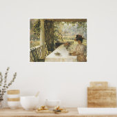 Op de Porch, 1908 Poster (Keuken)