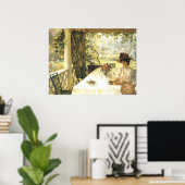 Op de Porch Poster (Thuiskantoor)