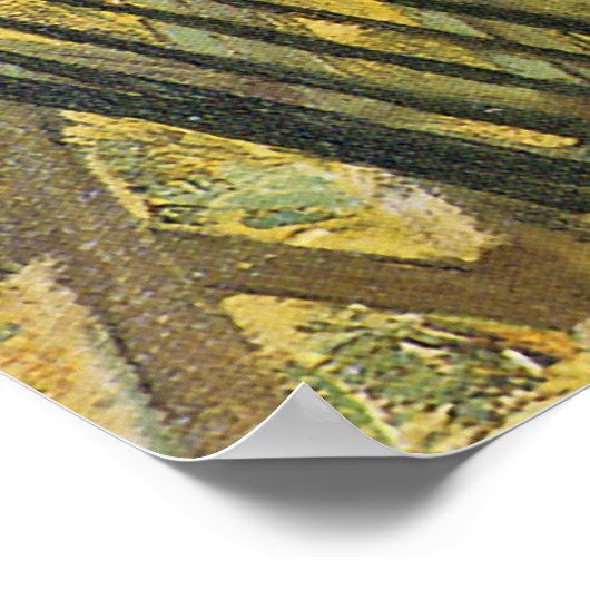 Op de Porch, William Chadwick Poster (Hoek)