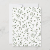 Op de Prairie Save the Date Photo Card (Achterkant)