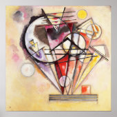 Op de punten van Wassily Kandinsky Poster (Voorkant)