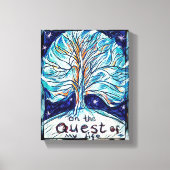 Op de Quest of My Life, Boom of Life Canvas Afdruk (Voorkant)