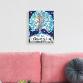 Op de Quest of My Life, Boom of Life Canvas Afdruk (Insitu (Woonkamer))
