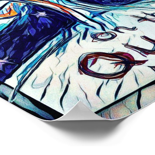 Op de Quest of My Life - Tree Poster (Hoek)