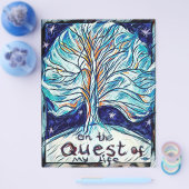 Op de Quest of My Life - Tree - sterren Flyer (Enkel)