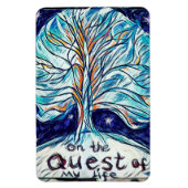 Op de Quest of My Life - Tree - sterren Magneet (Verticaal)