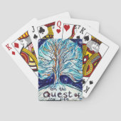 Op de Quest of My Life - Tree - sterren Pokerkaarten (Achterkant)