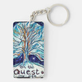 Op de Quest of My Life - Tree - sterren Sleutelhanger (achterkant)