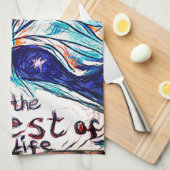 Op de Quest of My Life - Tree - sterren Theedoek (Quarter Fold)