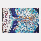 Op de Quest of My Life - Tree - sterren Theedoek (Horizontaal)