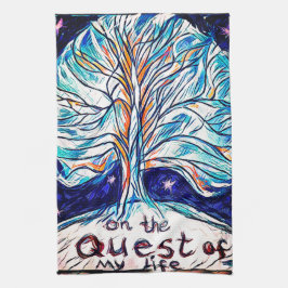 Op de Quest of My Life - Tree - sterren Theedoek